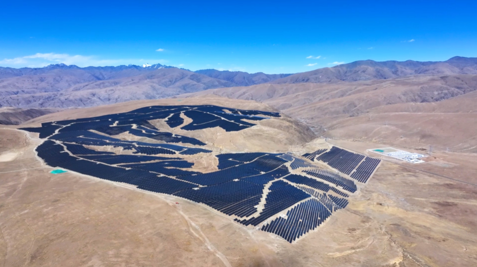 華能加娃一期光儲電站。華能雅江公司供圖