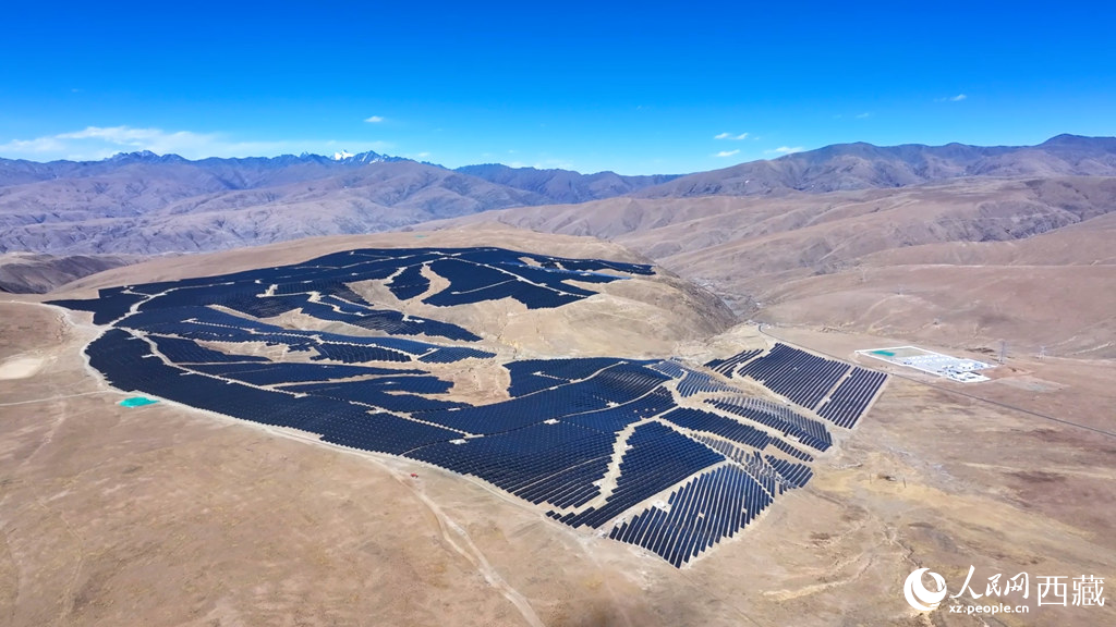 華能加娃一期光儲電站。