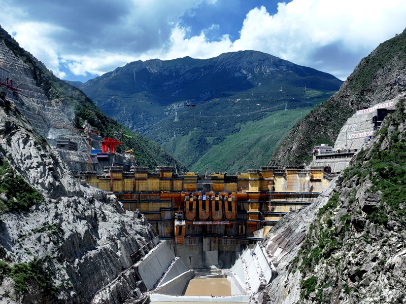 葉巴灘水電站。華電金沙江上游開發(fā)有限公司供圖