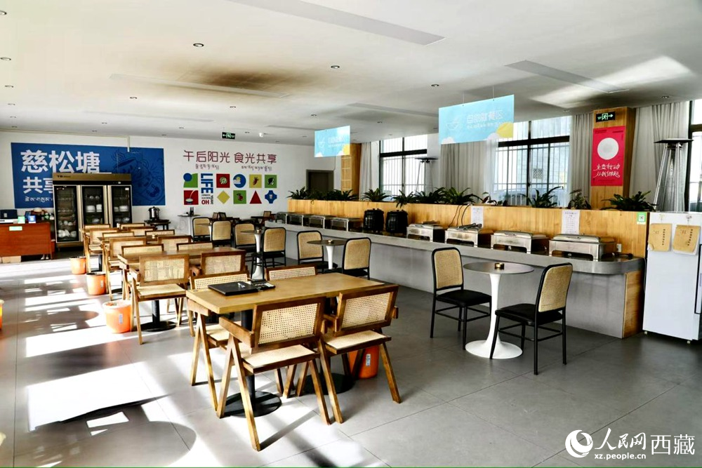 慈松堂社區(qū)共享食堂。人民網(wǎng)記者 次仁羅布攝