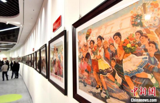 “紅色記憶”中國(guó)年畫展拉薩開展